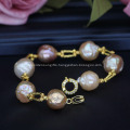 New Style 11-13MM Freshwater Baroque Pearl Bracelet